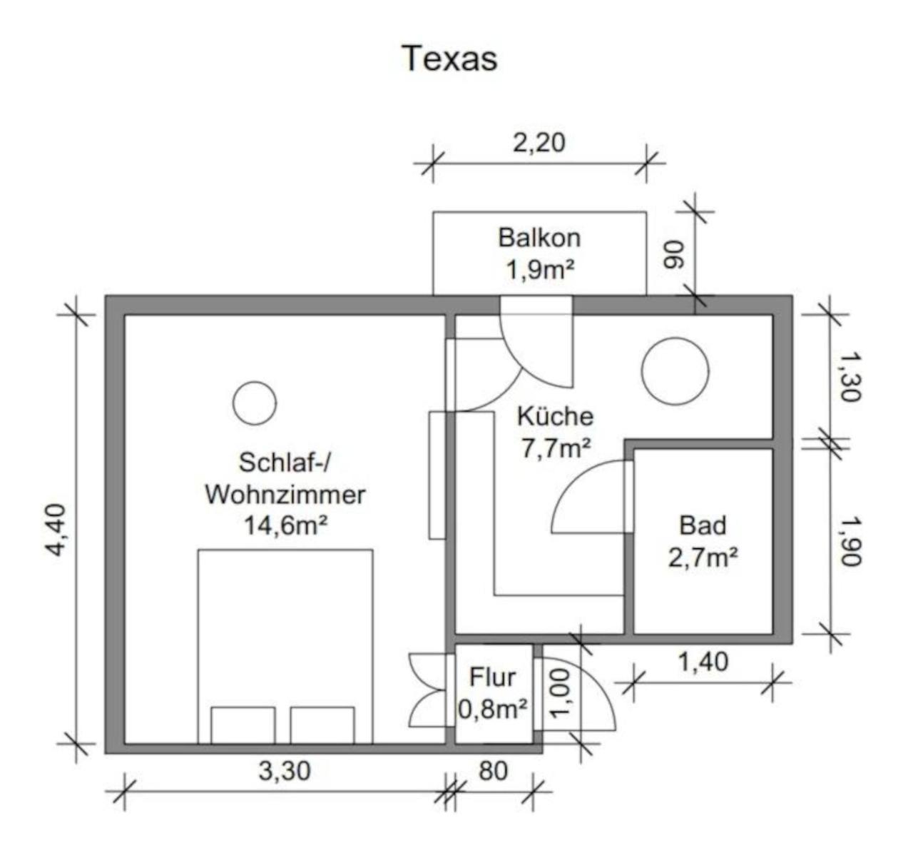 Апартаменты Little Hawaii & Texas Бад-Вильдунген Экстерьер фото